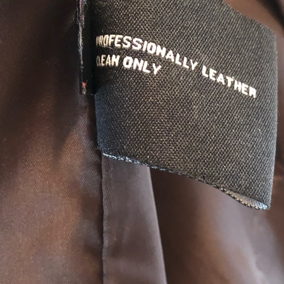 Genuine Leather Ellen Tracy Coat - Picture 7 of 10